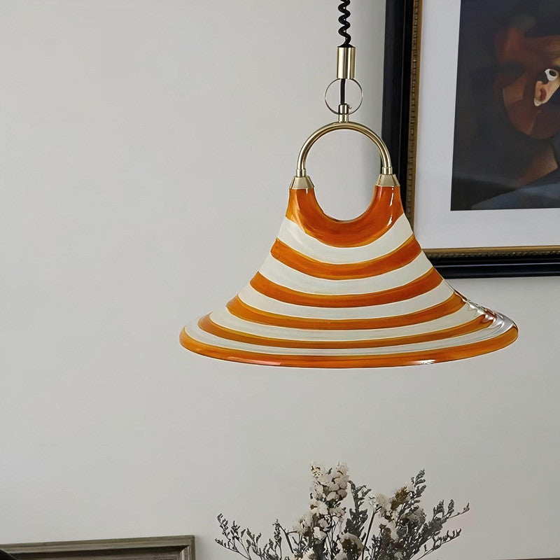 Horn Pendant Lamp Dining Room Living Room Bedside Bedroom Stretchable Art LED Pendant Lamp