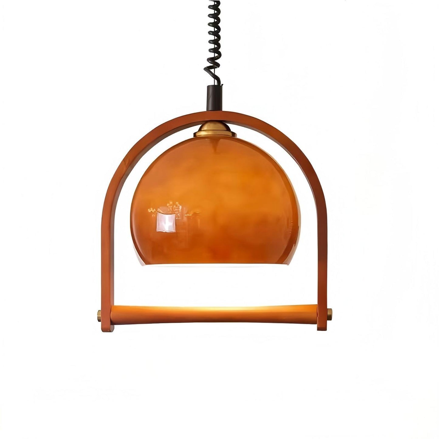 Home Decor Minimalist Small LED Chandelier Hotel Hanging Glass Lamp
