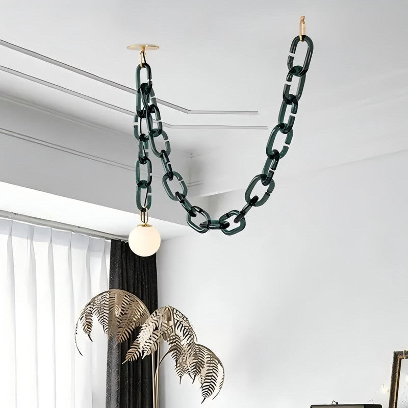 Minimalist Glass Ball Creative Living Room Pendant Lights