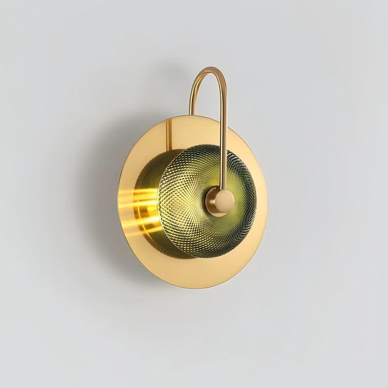 Modern Gold Metal Glass Wall Mounted Sconce Reading Lamps LED Hotel Villa Home indoor Decorative Wall Light