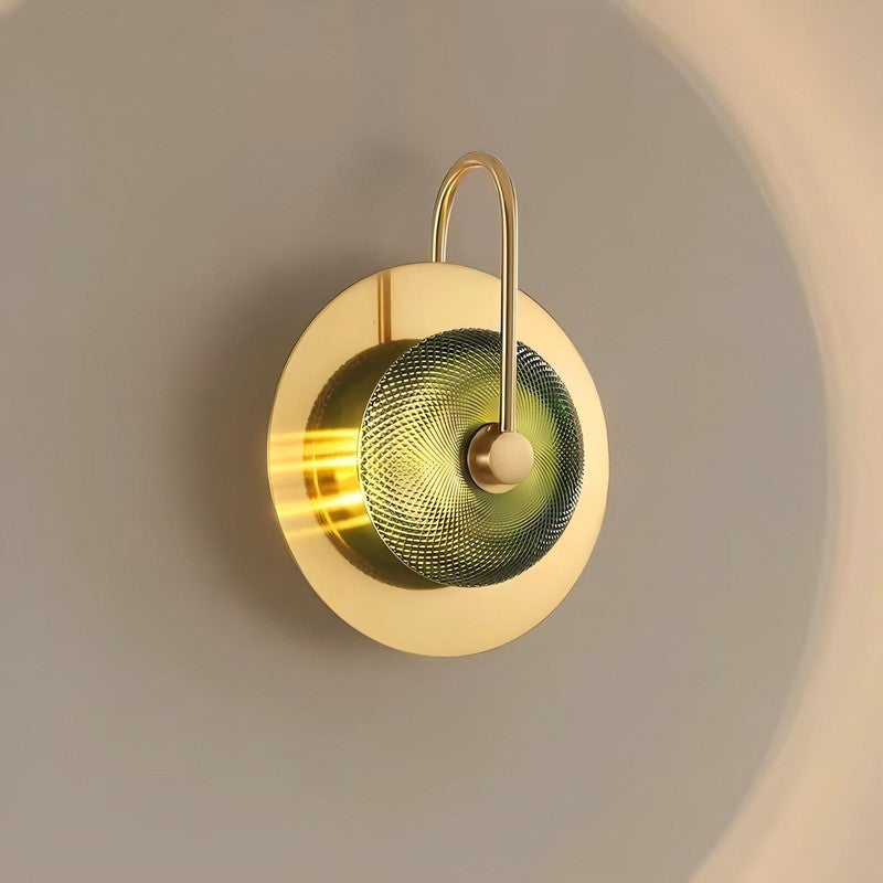 Modern Gold Metal Glass Wall Mounted Sconce Reading Lamps LED Hotel Villa Home indoor Decorative Wall Light