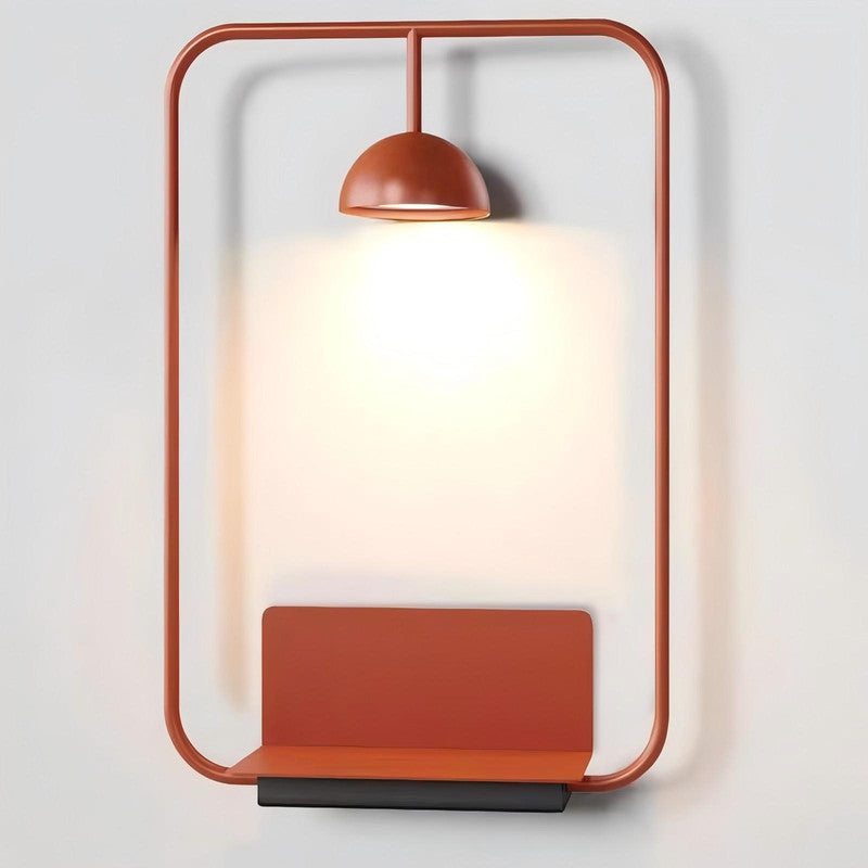 Postmodern Bauhaus Style Bedroom Bedside Living Modern Living Room Bedroom Hotel LED Metal Wall Lamp