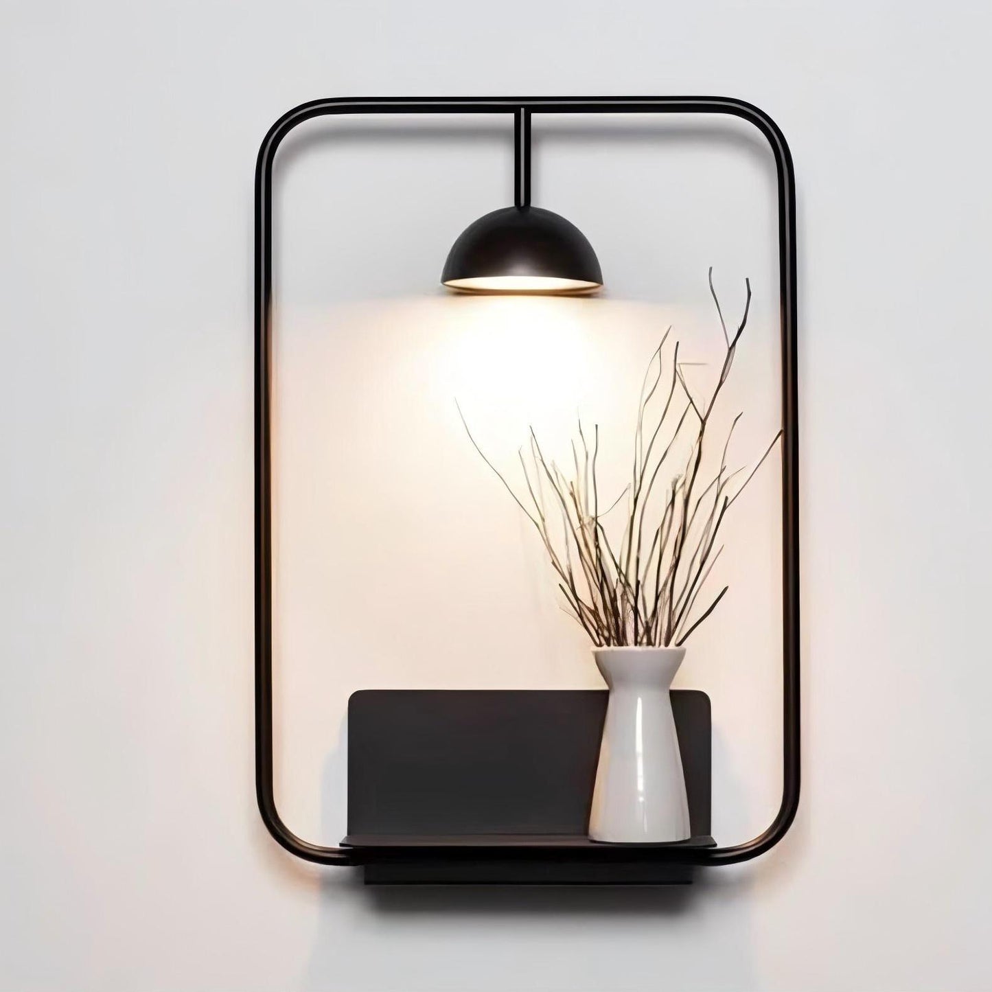 Postmodern Bauhaus Style Bedroom Bedside Living Modern Living Room Bedroom Hotel LED Metal Wall Lamp