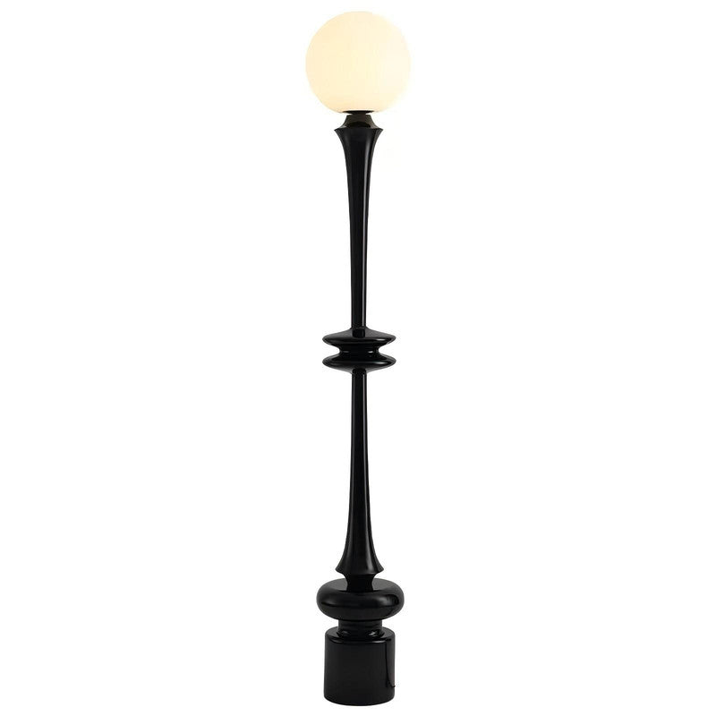 Roman Column Floor Lamp Black Modern Living Room Bedroom LED Creativity Decorative Standing Light