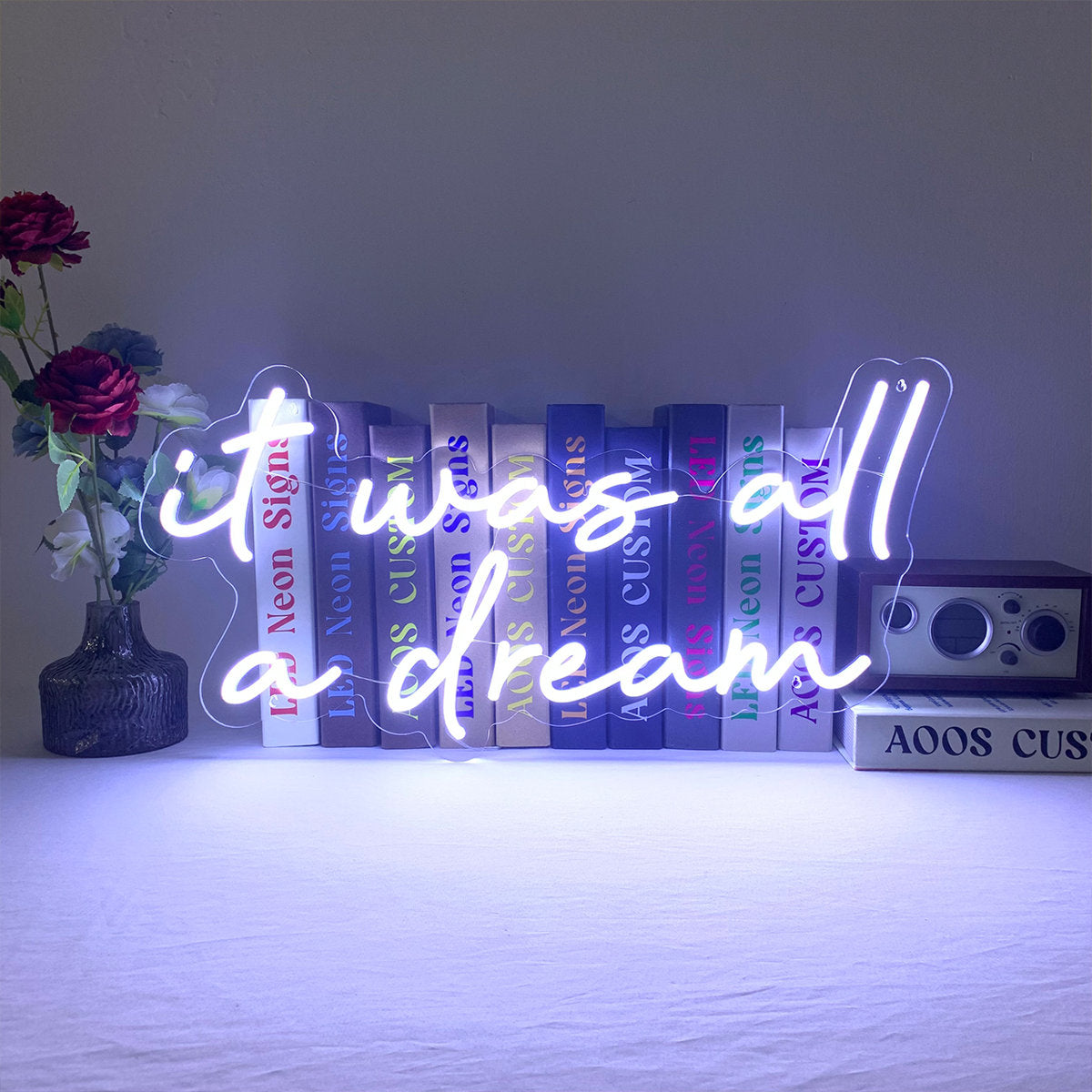 It Was All A Dream 24'' LED Neon Sign