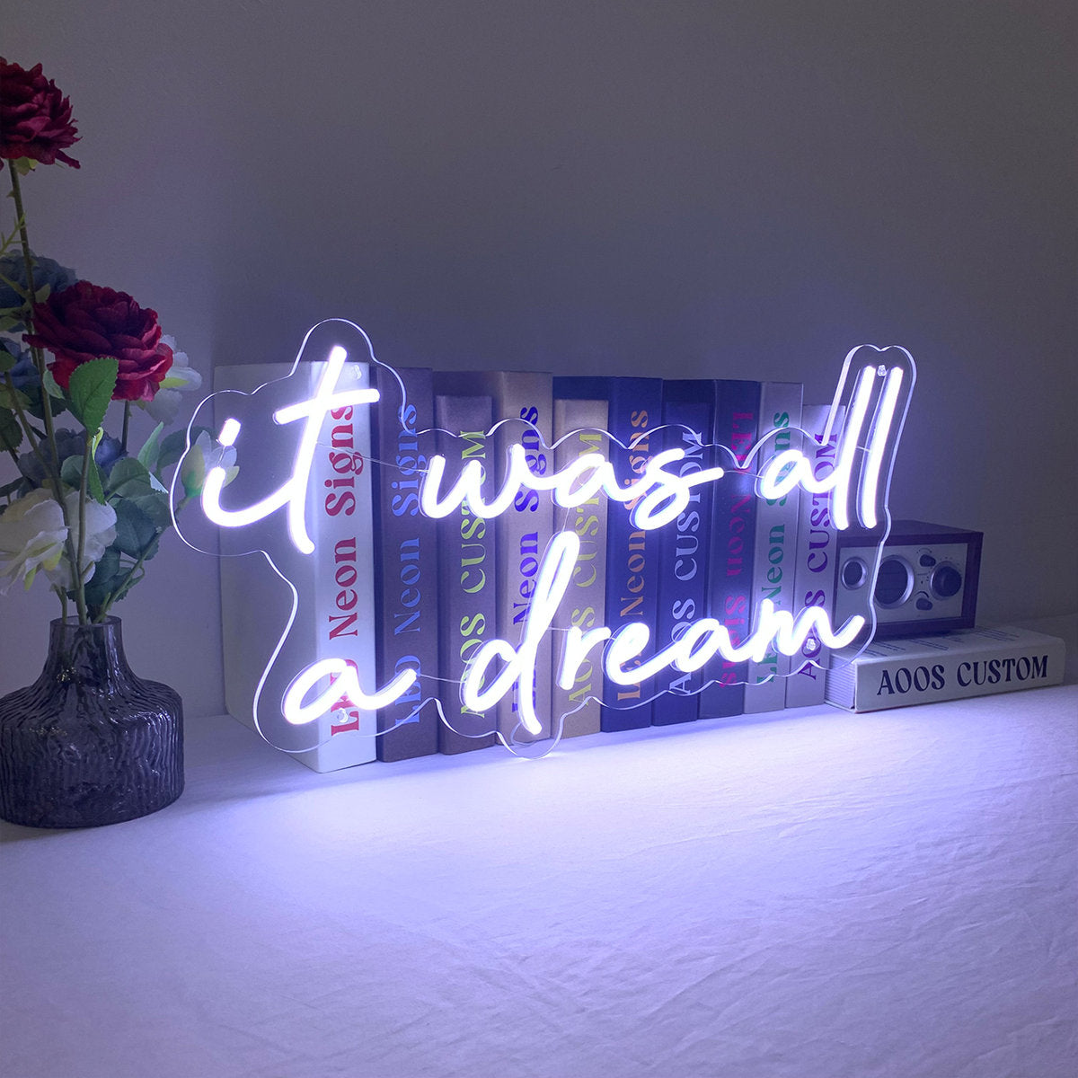 It Was All A Dream 24'' LED Neon Sign