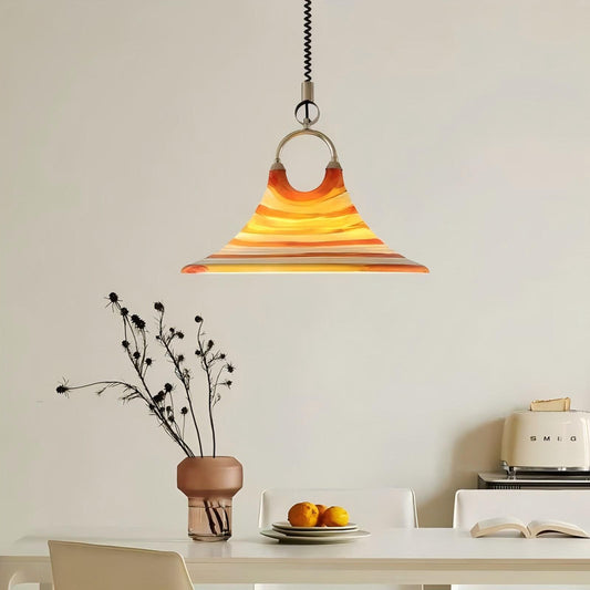 Horn Pendant Lamp Dining Room Living Room Bedside Bedroom Stretchable Art LED Pendant Lamp