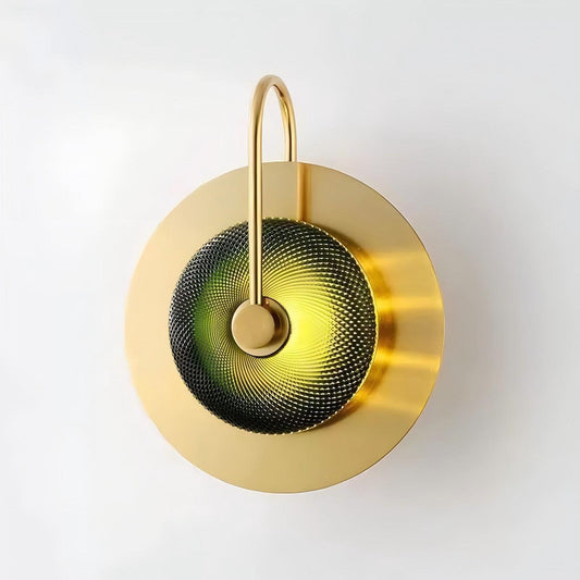 Modern Gold Metal Glass Wall Mounted Sconce Reading Lamps LED Hotel Villa Home indoor Decorative Wall Light