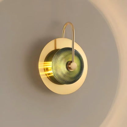 Modern Gold Metal Glass Wall Mounted Sconce Reading Lamps LED Hotel Villa Home indoor Decorative Wall Light