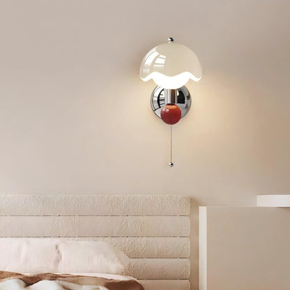 Mushroom Wall Lamp for Bedroom Medieval Living Room Background Wall Lamp