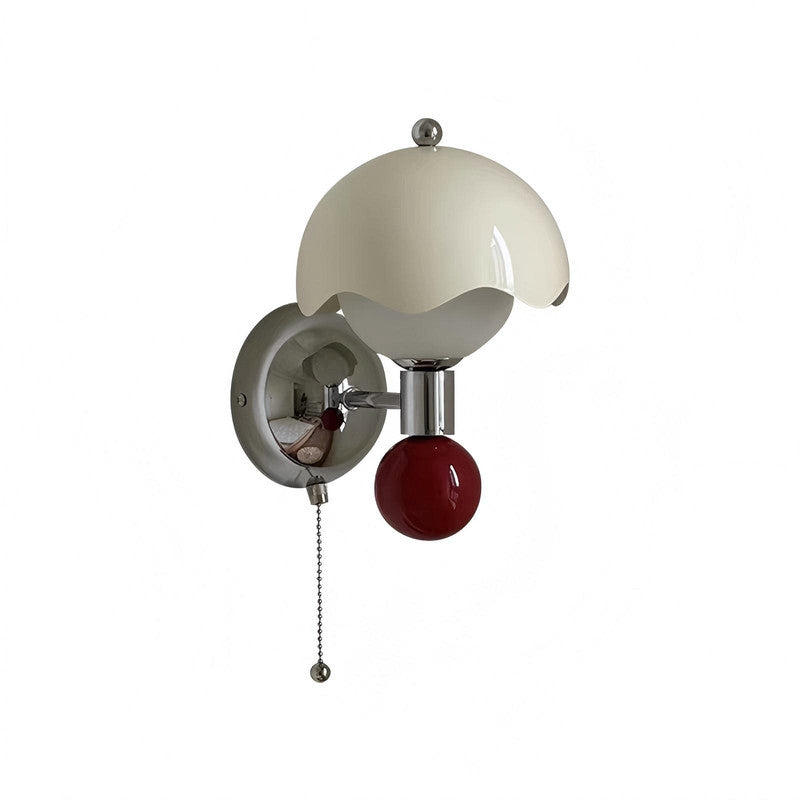Mushroom Wall Lamp for Bedroom Medieval Living Room Background Wall Lamp