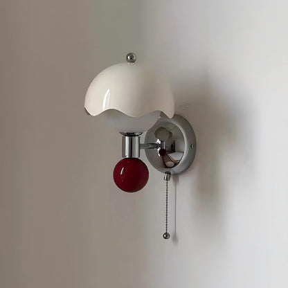 Mushroom Wall Lamp for Bedroom Medieval Living Room Background Wall Lamp