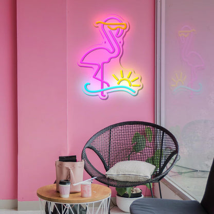 15.75'' Flamingo Neon Sign Dimmable LED Neon Sign Light