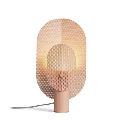 Post-Modern Simple Grid Iron Creative Table Lamp