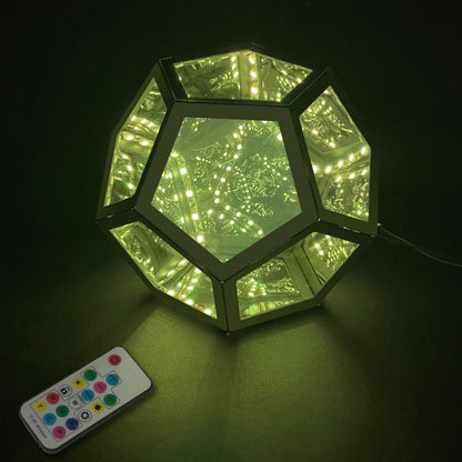 Infinity Dodecahedron Magic LED Table Lamp