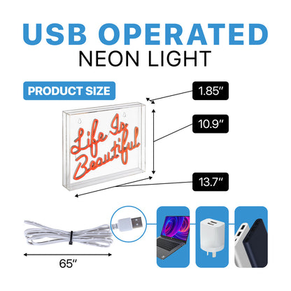 10.9'' Novelty & Humor Themed LED Neon Sign